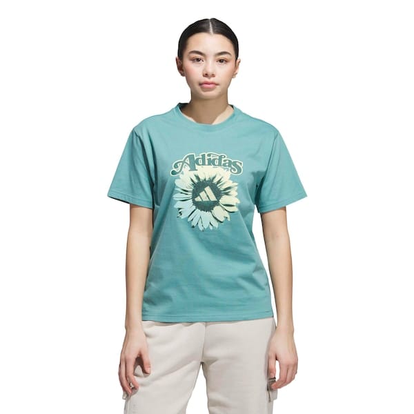 Camiseta adidas Floral Feminina