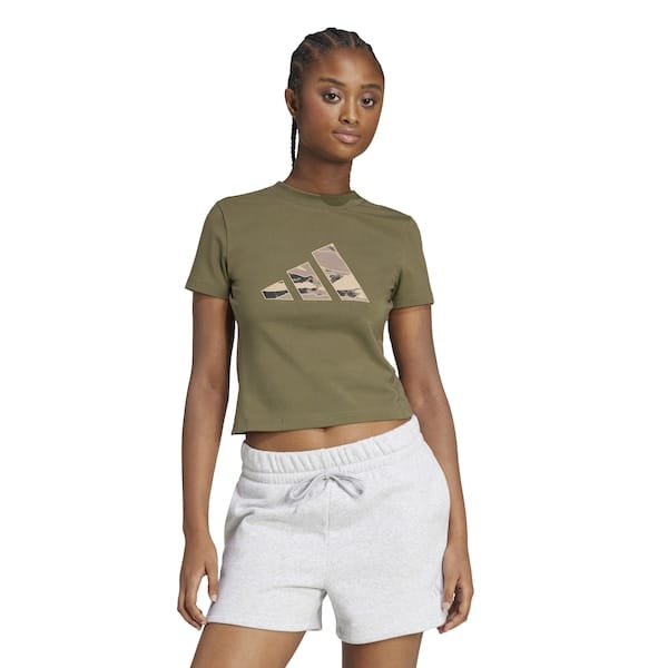 Camiseta adidas Camo Feminina