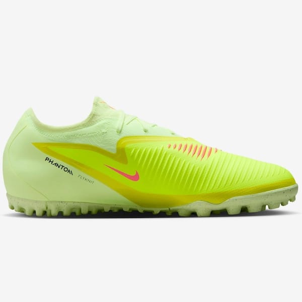 Vista 2 Chuteira Society Adulto Nike Phantom 6 Reactx Pro Nike VERDE CLARO/PRETO