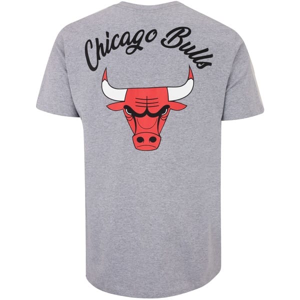Vista 2 Camiseta do Chicago Bulls NBA Score N0140 Masculina NBA CINZA MESCLA