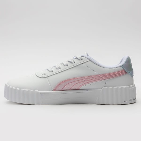 Vista 2 Tênis Juvenil Puma Carina 3.0 Blurry Dreams Puma BRANCO/ROSA