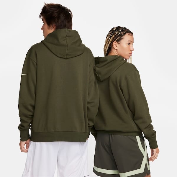 Vista 2 Blusão Feminino Nike Sabrina Hoddie Nike VERDE ESCURO