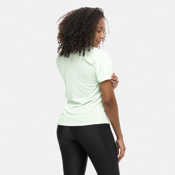 Vista 2 Camiseta Puma Treino Velocity Feminina Puma VERDE CLARO