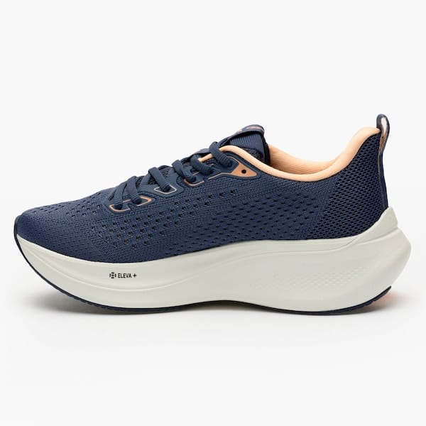 Vista 2 Tênis Feminino Olympikus Voa 3 OLYMPIKUS AZUL/ROSA CLA