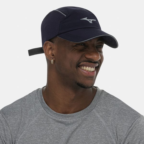 Vista 2 Boné Adulto Mizuno Run Aero Aba Curva Mizuno AZUL ESCURO