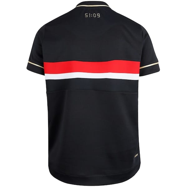 Vista 2 Camisa do São Paulo III 25/26 Jogador New Balance Juvenil New Balance PRETO/VERMELHO