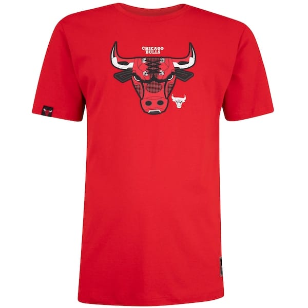 Camiseta do Chicago Bulls NBA Sneaker N0495 Masculina