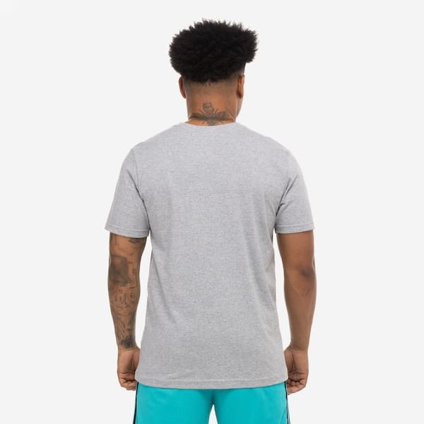 Vista 2 Camiseta do Brooklyn Nets NBA Spotlight N918A Masculina NBA CINZA MESCLA