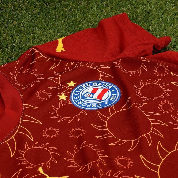 Vista 2 Camisa do Bahia III 25/26 Torcedor Puma Juvenil Puma VERMELHO