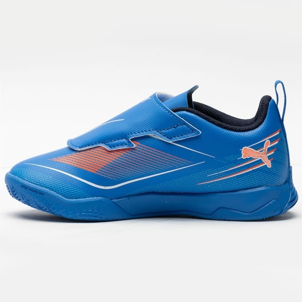 Vista 2 Chuteira Futsal Infantil Puma Ultra 6 Play Com Velcro Puma AZUL