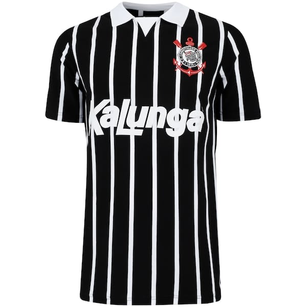 Camisa Polo do Corinthians Retrô Kalunga Masculina