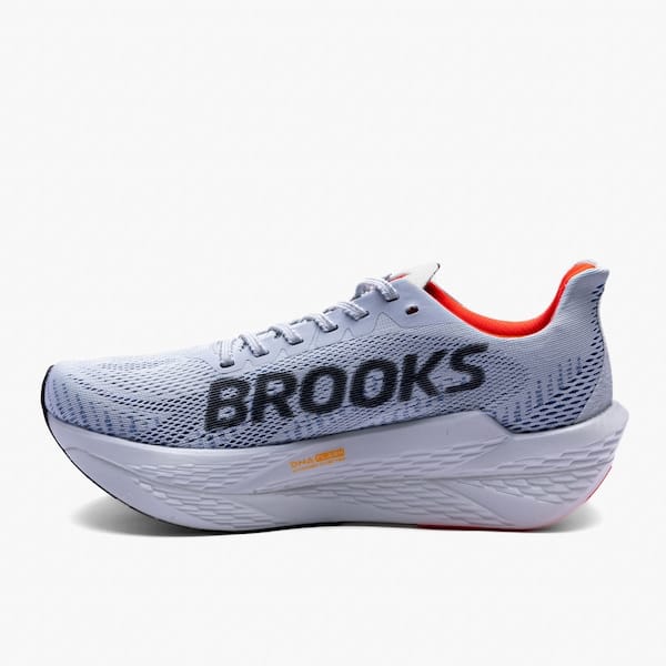 Vista 2 Tênis Feminino Brooks Hyperion Max 2 Brooks CINZA CLA/LARANJA