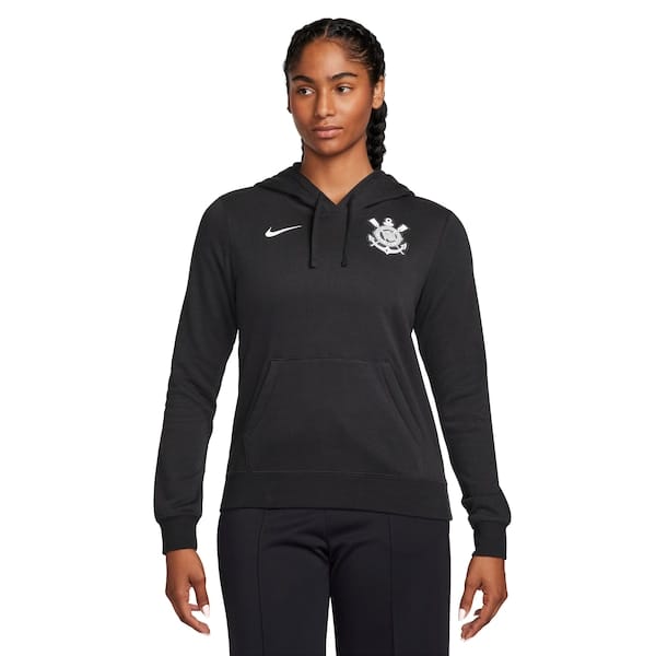 Vista principal Blusão do Corinthians Feminino Sportswear Nike PRETO