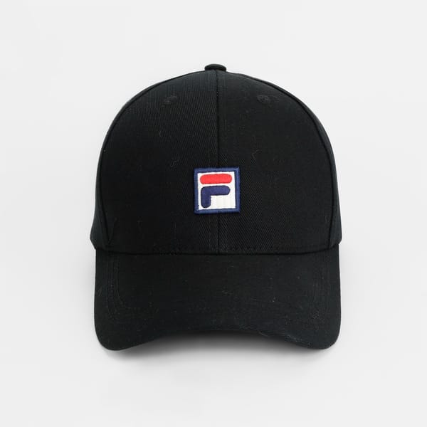 Vista 2 Boné Adulto Fila Dna Aba Curva Fila PRETO