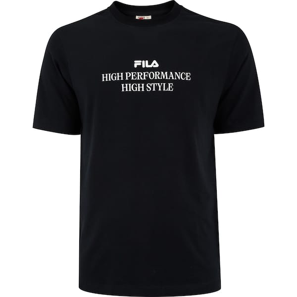 Vista principal Camiseta Fila Comfort High Style Letter Masculina Fila PRETO
