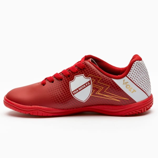 Vista 2 Chuteira Futsal Júnior Volt Vila Nova Volt VINHO