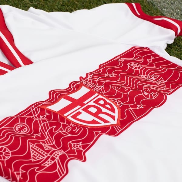 Vista 2 Camisa CRB I 25/26 Torcedor Bomache Feminino Bomache BRANCO