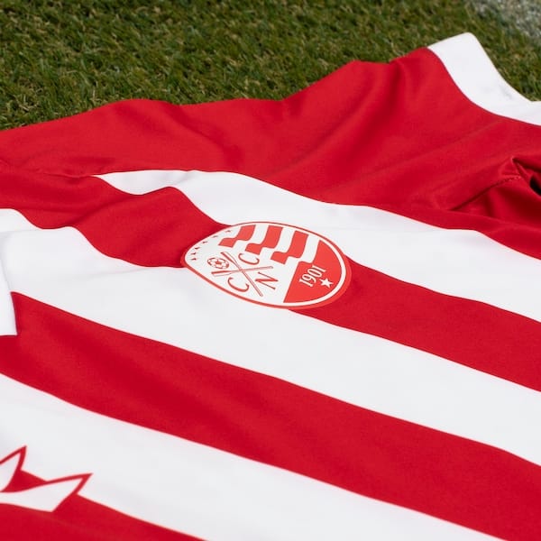 Vista 2 Camisa do Náutico I 25/26 Torcedor Diadora Juvenil Diadora VERMELHO/BRANCO