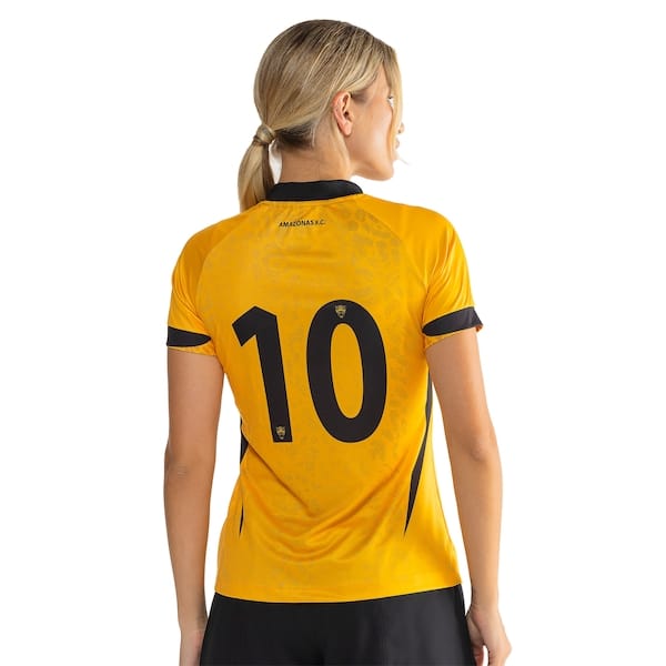 Vista 2 Camisa Amazonas I 25/26 Torcedor Bomache Feminina Bomache AMARELO