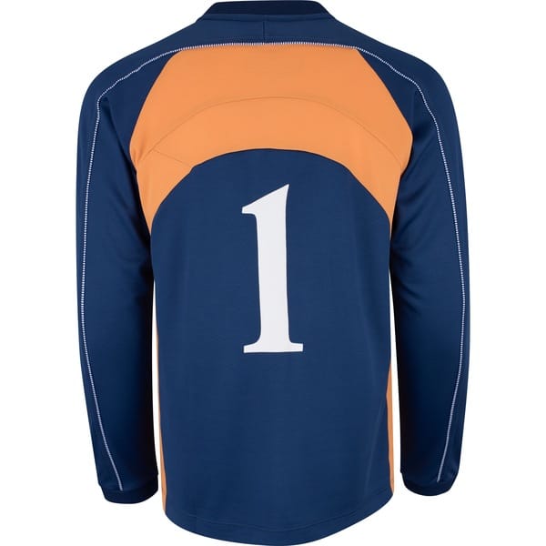 Vista 2 Camiseta do Palmeiras Goleiro Manga Longa Retrô 2000 Betel Masculina Betel AZUL/LARANJA