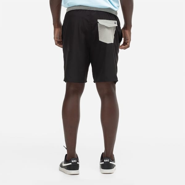 Vista 2 Bermuda HD Beach Haw H0424 Masculina Hawaiian Dreams PRETO