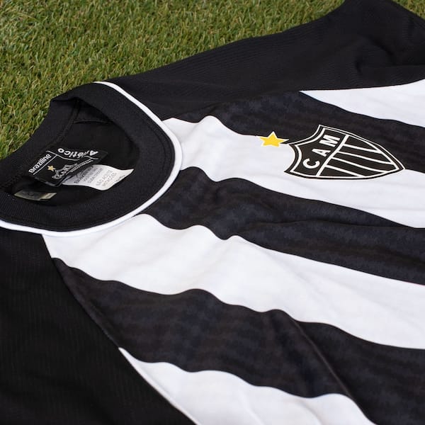 Vista 2 Camiseta do Atlético-MG Berro Braziline Masculina braziline PRETO