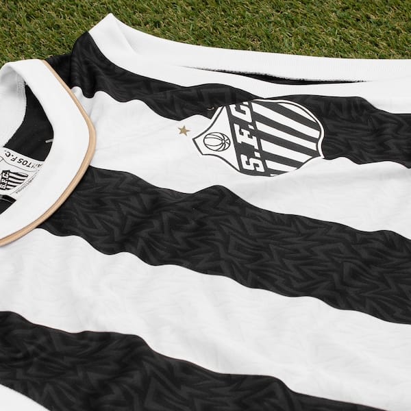 Vista 2 Camiseta Regata do Santos Braziline Presença Masculina braziline PRETO