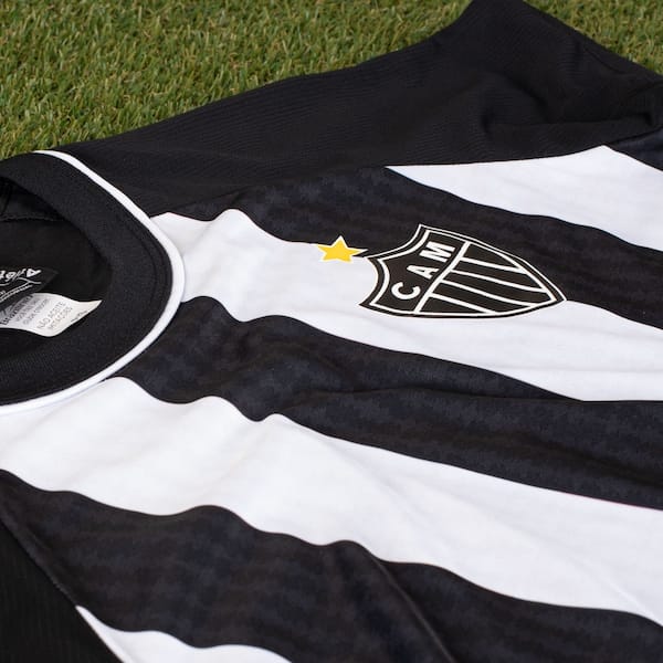 Vista 2 Camiseta do Atlético-MG Berro Braziline Feminina braziline PRETO