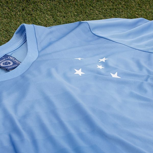 Vista 2 Camiseta do Cruzeiro Clima Braziline Masculina braziline AZUL