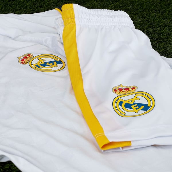 Vista 2 Kit de Uniforme do Real Madrid Braziline Infantil Camiseta + Calção braziline BRANCO