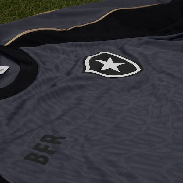 Vista 2 Camiseta do Botafogo Cantar Braziline Masculina braziline CINZA ESCURO