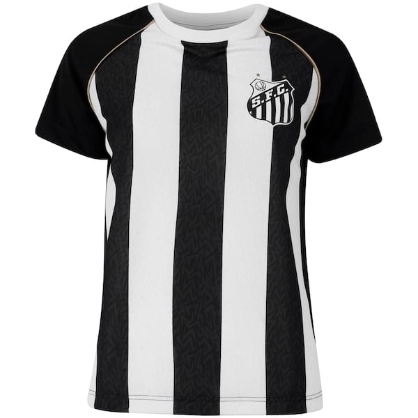 Camiseta do Santos Mosaico Braziline Feminina
