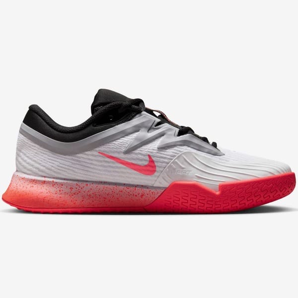 Vista 2 Tênis Feminino Nike Zoom Vapor Pro 3 HC Premium Nike CINZA/VERMELHO