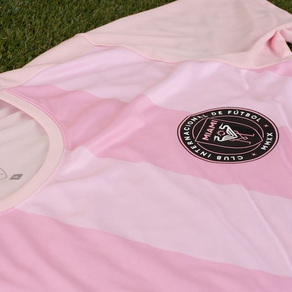 Vista 2 Camiseta Inter Miami Balboa Dry Fit Masculina Balboa ROSA CLARO