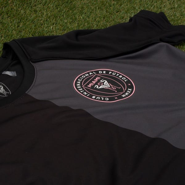 Vista 2 Camiseta Inter Miami Balboa Dry Fit Infantil Balboa PRETO