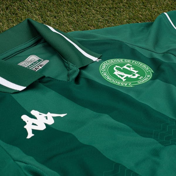 Vista 2 Camisa da Chapecoense I 25/26 Torcedor Kappa Feminina Kappa VERDE