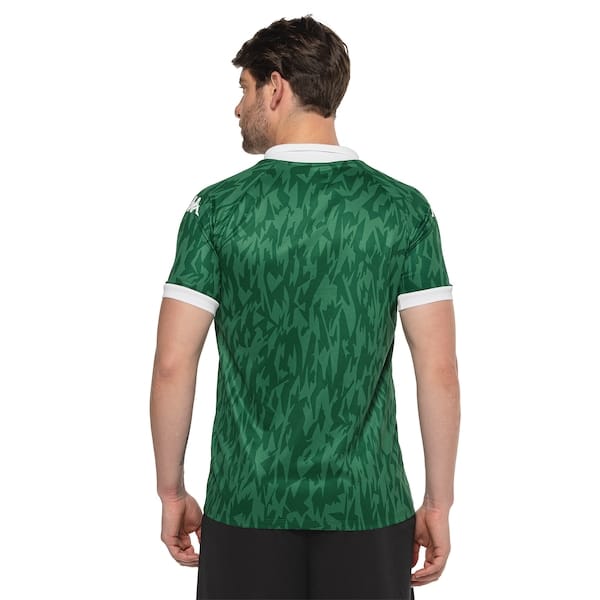 Vista 2 Camisa do Guarani I 25/26 Torcedor Kappa Masculina Kappa VERDE/BRANCO
