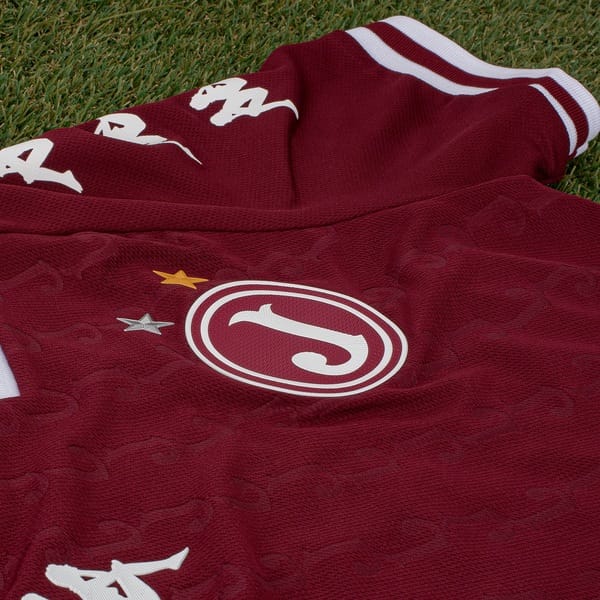 Vista 2 Camisa do Juventus da Mooca I 25/26 Torcedor Kappa Juvenil Kappa VINHO