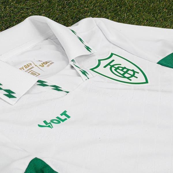 Vista 2 Camisa do América-MG II 25/26 Torcedor Volt Masculina Volt BRANCO