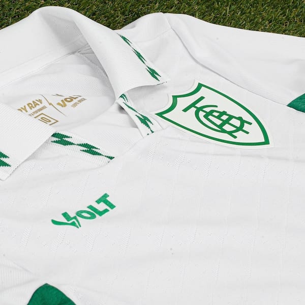 Vista 2 Camisa do América-MG II 25/26 Torcedor Volt Juvenil Volt BRANCO