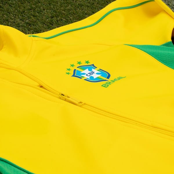 Vista 2 Jaqueta Polytricot CBF 26/27 Infantil Cbf VERDE/AMARELO