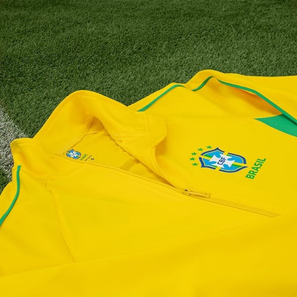 Vista 2 Jaqueta Polytricot CBF 26/27 Masculina Cbf VERDE/AMARELO