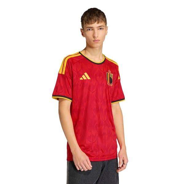 Camisa Seleção da Bélgica I 25/26 Torcedor adidas Masculina