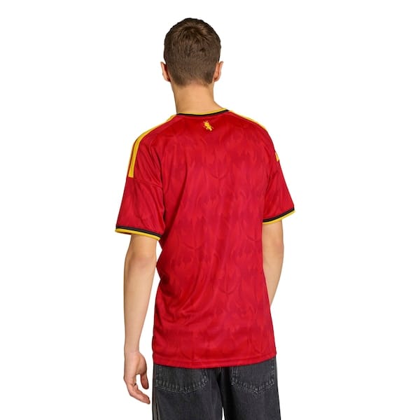 Vista 2 Camisa Seleção da Bélgica I 25/26 Torcedor adidas Masculina Adidas VERMELHO