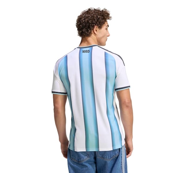 Vista 2 Camisa Seleção da Argentina I 26/27 Torcedor adidas Masculina Adidas BRANCO/AZUL CLA