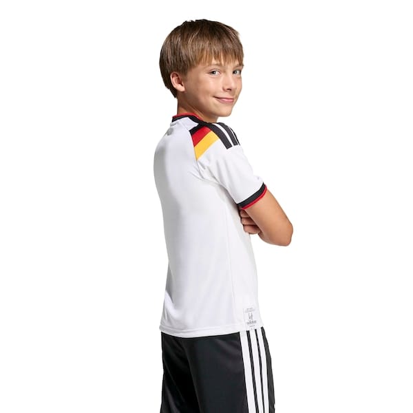 Vista 2 Camisa Seleção da Alemanha I 26/27 Torcedor adidas Infantil Adidas BRANCO