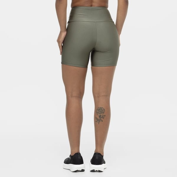 Vista 2 Short Vestem Shape Up Trilobal Feminino Vestem VERDE ESCURO