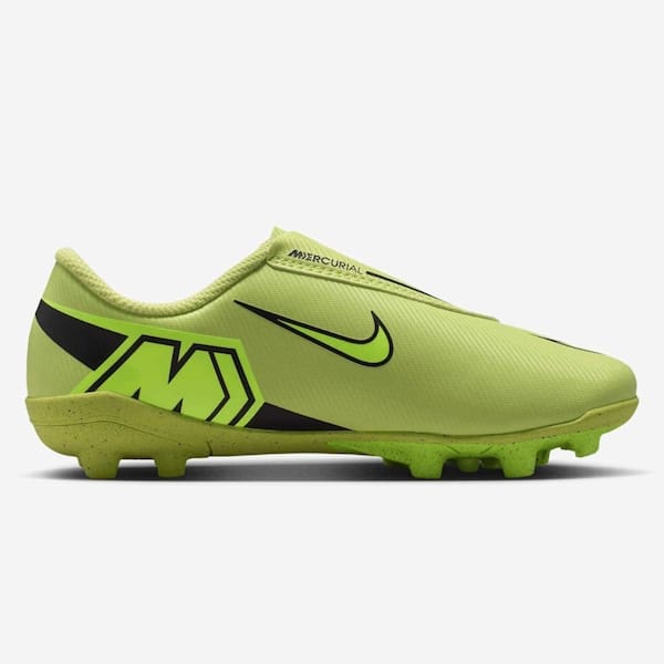 Vista 2 Chuteira de Campo Infantil Nike Mercurial Vapor 16 Club Nike VERDE CLARO/PRETO