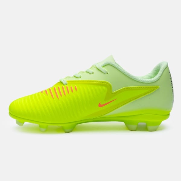 Vista 2 Chuteira de Campo Júnior Nike Nike Phantom 6 Club Nike VERDE CLARO/PRETO