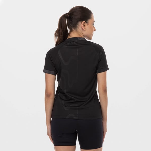 Vista 2 Camisa do Paysandu III 25/26 Torcedor Lobo Feminina Lobo PRETO